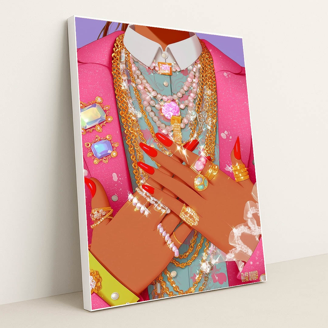 Hand of Jewels by Riot & Bloom - White Frame Stretchiez