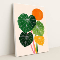 Heart Leaf Harmony by Bailey Adams - White Frame Stretchiez