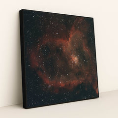 Heart Nebula: A Cosmic Masterpiece by Marco Milanesi - Black Frame Stretchiez