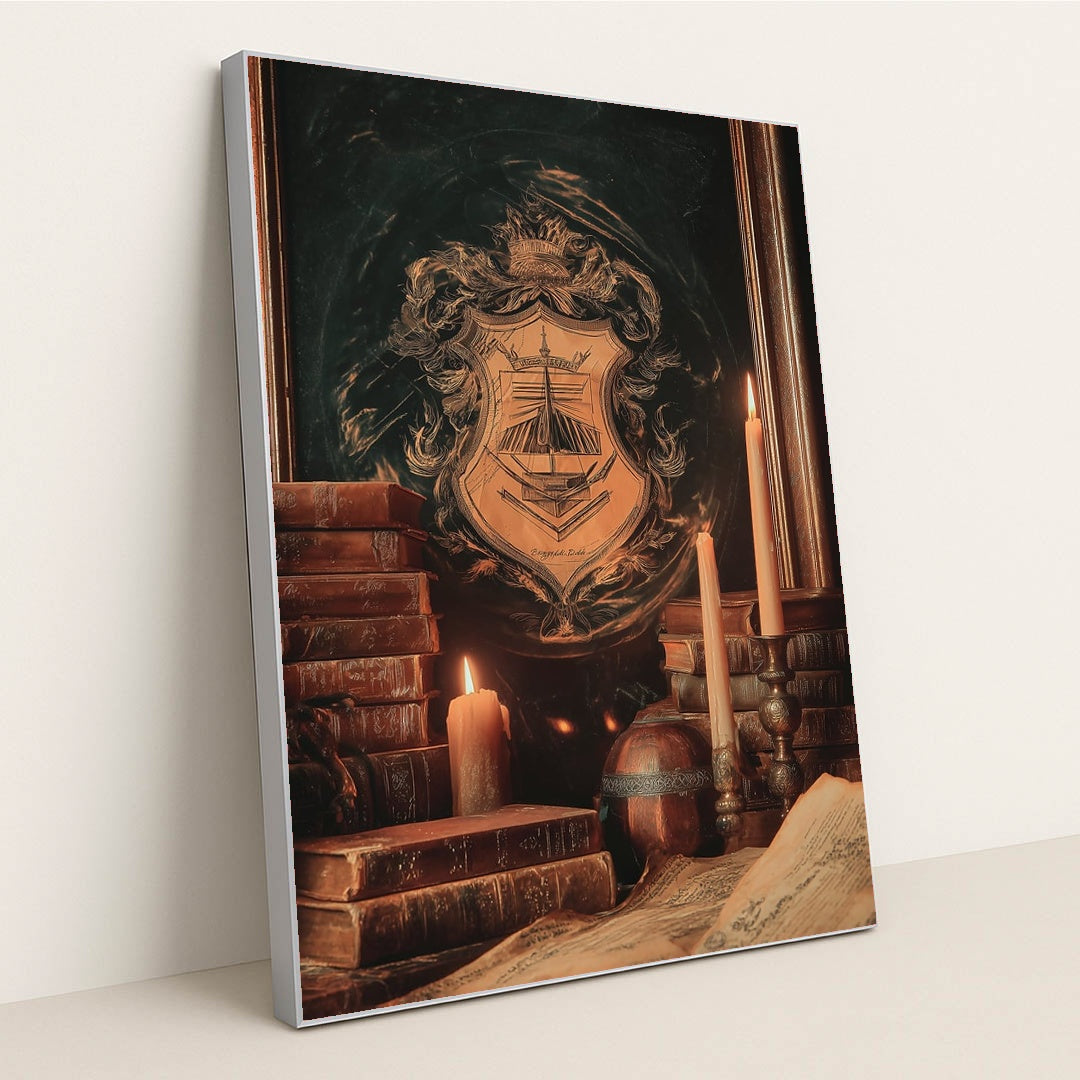 Heraldry of the Forgotten Order by Seven Akins - Silver Frame Stretchiez