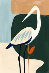 Heron at Dusk by Wall Gusto™