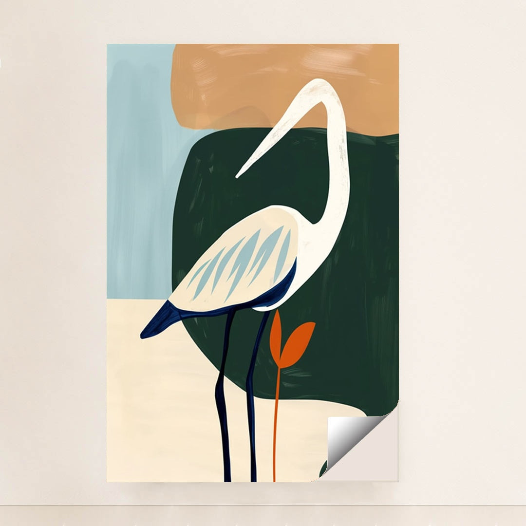 Heron at Dusk by Wall Gusto™ - Peeliez