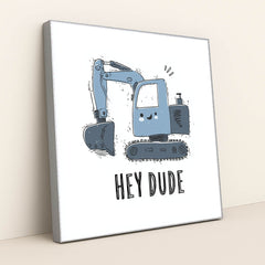 Hey Dude's Daily Dig by Melissa King - Silver Frame Stretchiez