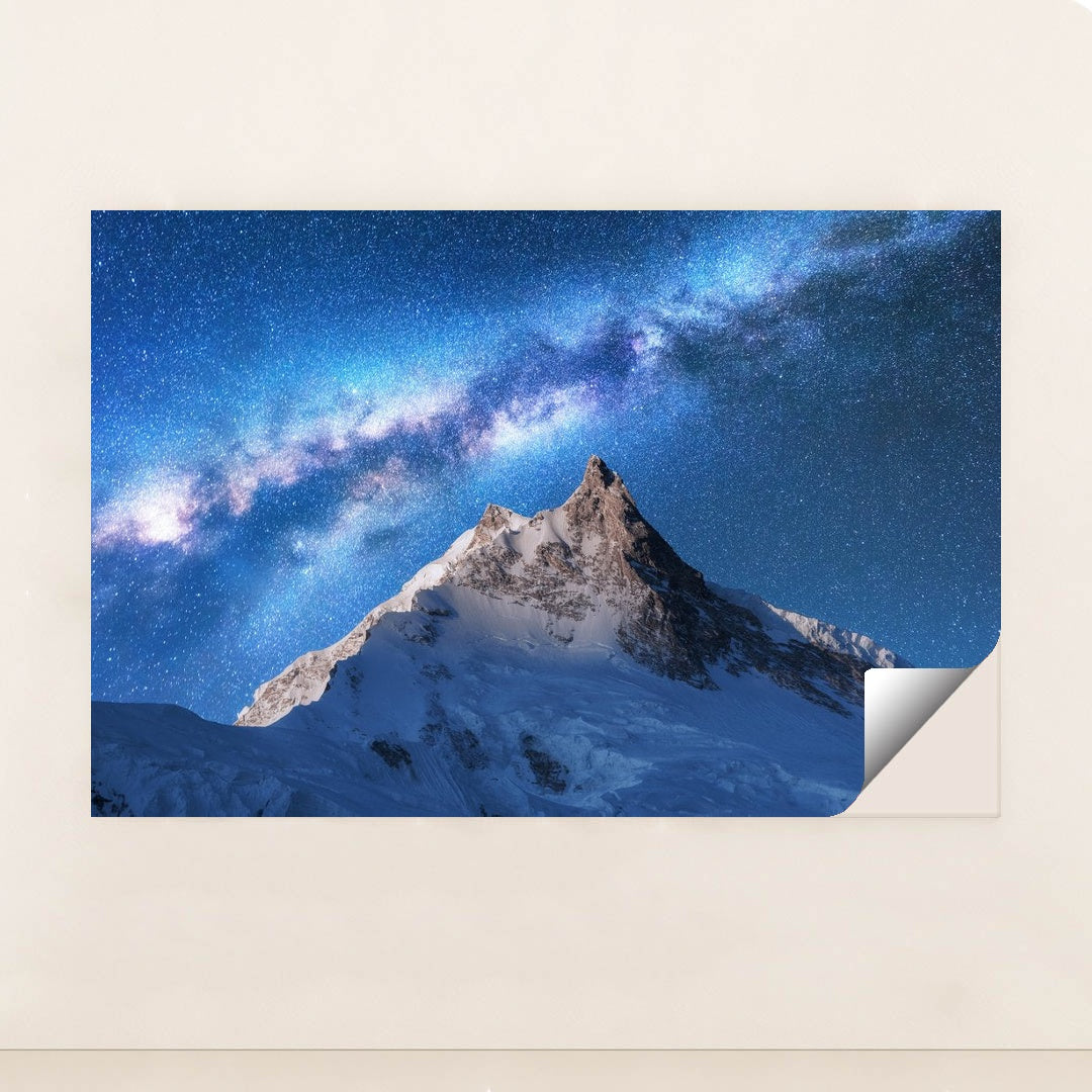 Starlit Himalayan Peaks: A Milky Way Wonderland by Anonymous - Peeliez