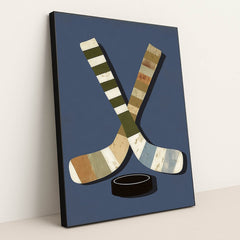Hit the Ice! by Melissa King - Black Frame Stretchiez
