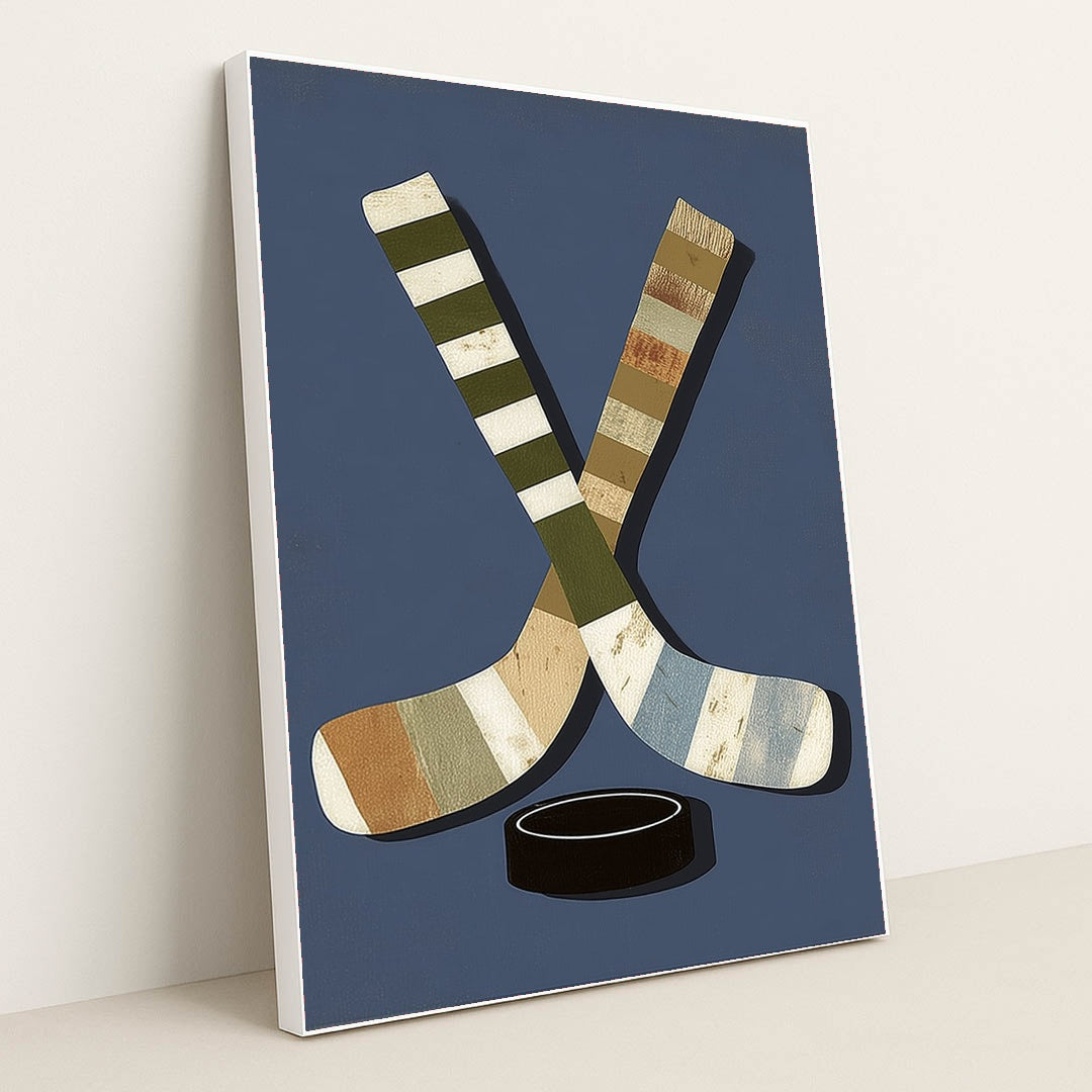 Hit the Ice! by Melissa King - White Frame Stretchiez