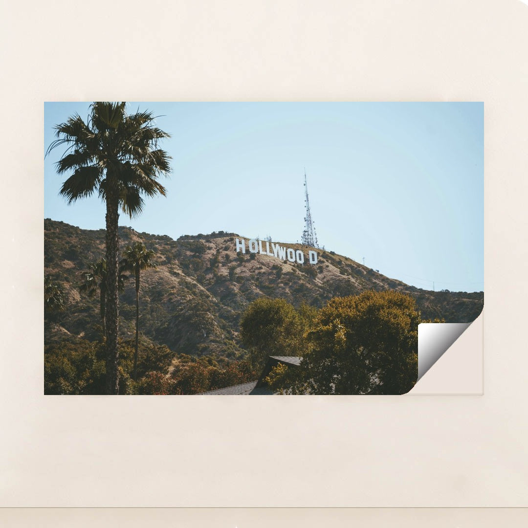 Hollywood Sign Landscape by Alex Barnes - Peeliez