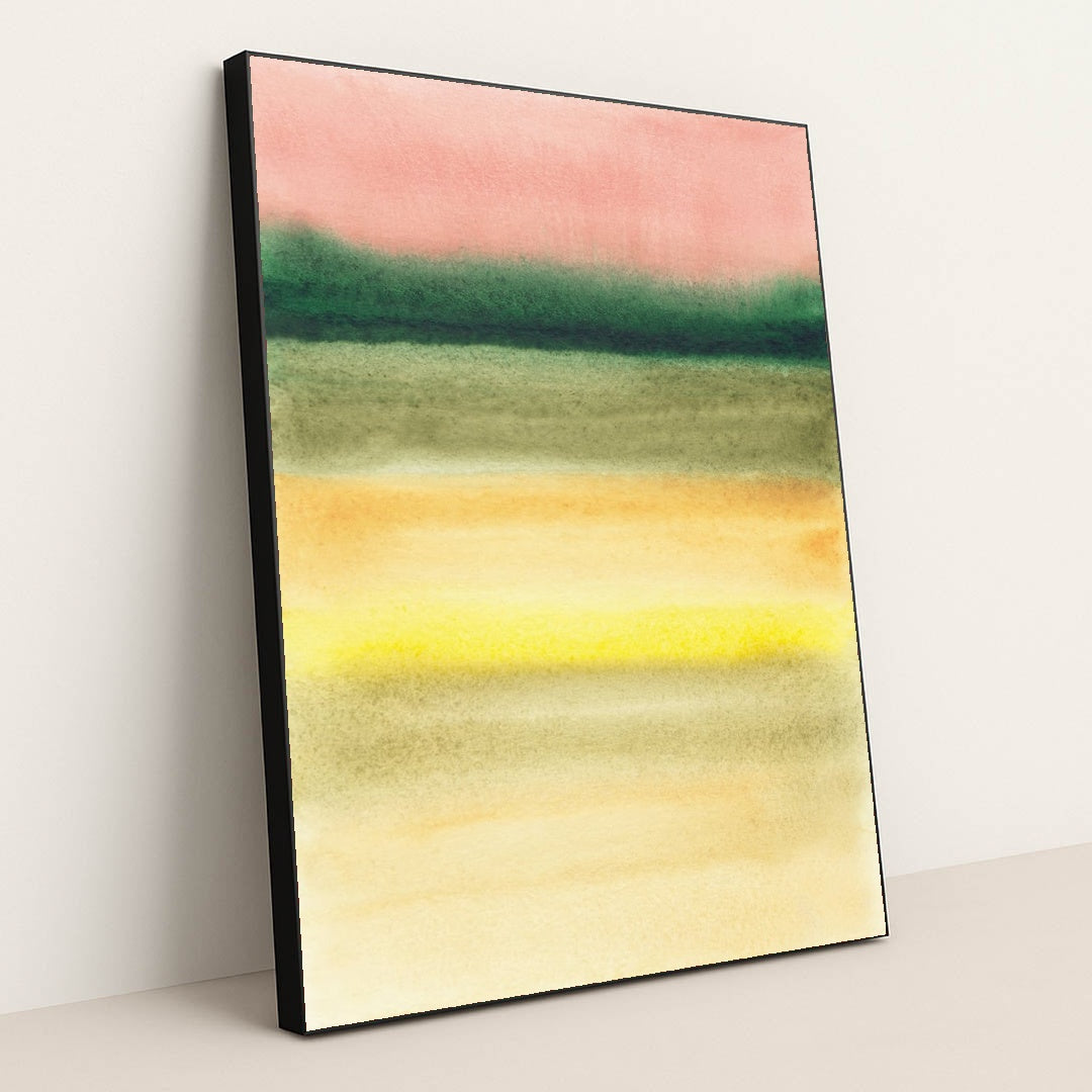 Horizon in Soft Tones by Kseniya Lapteva - Black Frame Stretchiez