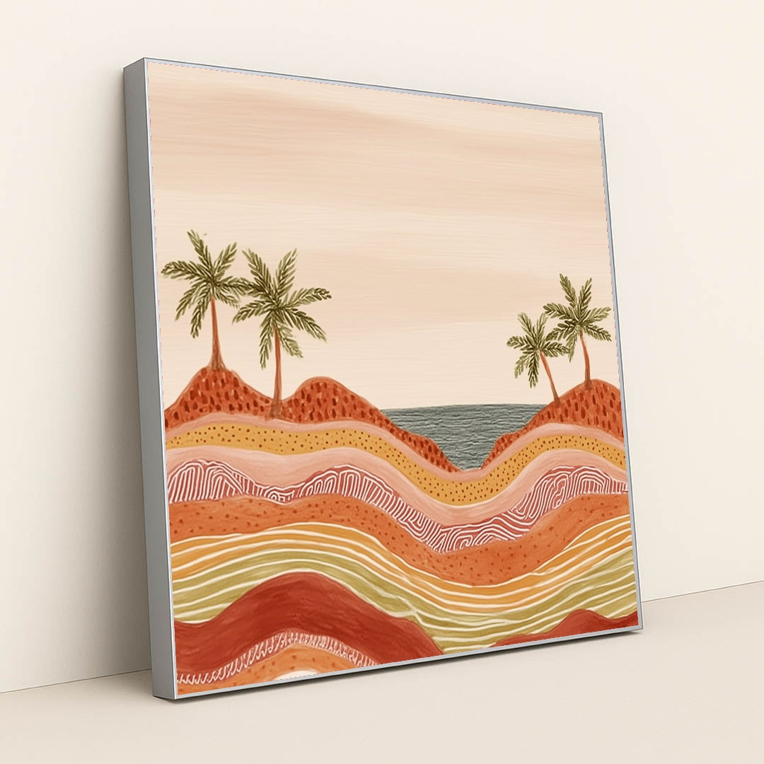 Horizon Line by Sarah Jones - Silver Frame Stretchiez