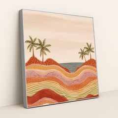 Horizon Line by Sarah Jones - Silver Frame Stretchiez