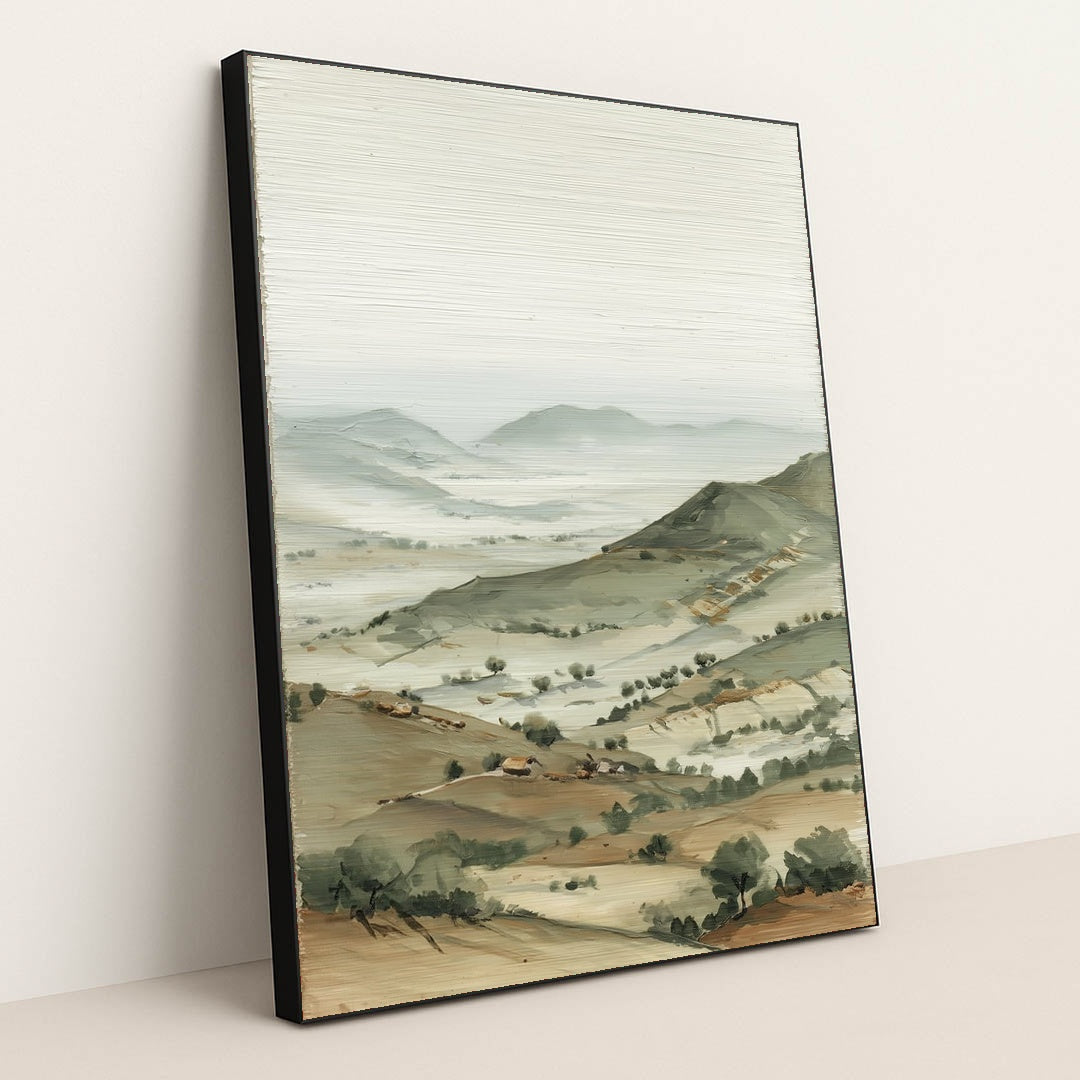 Hush, Little Hills by Melissa King - Black Frame Stretchiez
