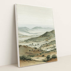 Hush, Little Hills by Melissa King - White Frame Stretchiez