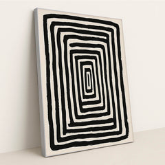 Hypnotic Maze by Jade Morgan - Silver Frame Stretchiez