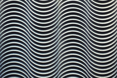 Hypnotic Black and White Wave Motif by Tim Mossholder
