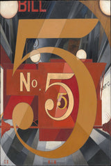 I Saw the Figure 5 in Gold (1928) by Charles Demuth