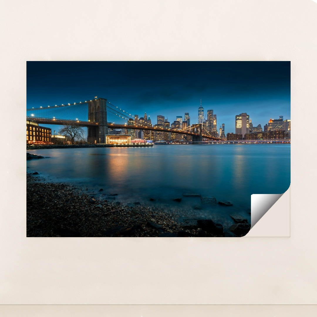 Iconic Brooklyn Bridge by Fabien Bellanger - Peeliez