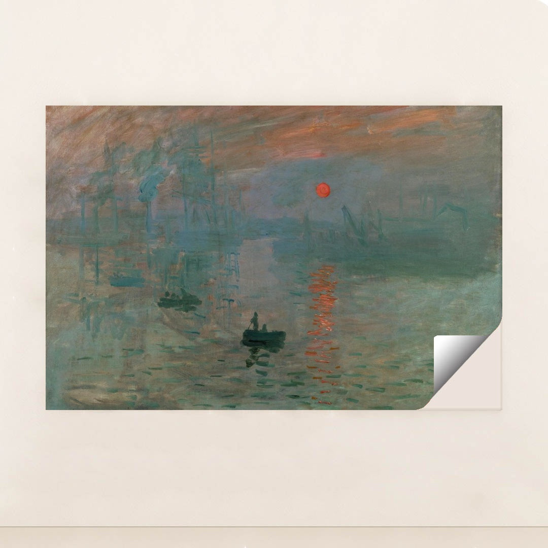 Impression, Sunrise by Claude Monet - Peeliez