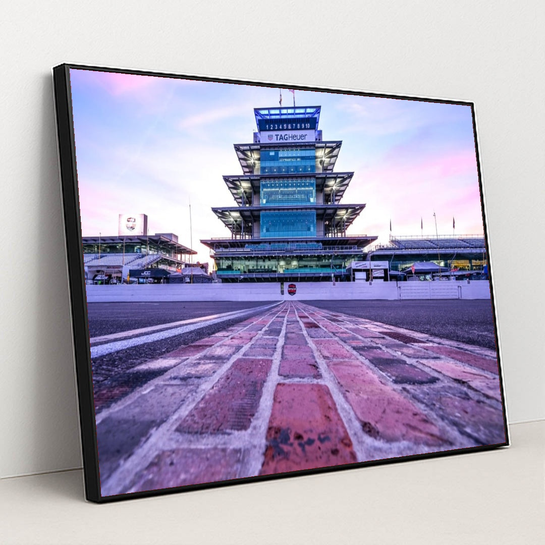 IMS Yard of Bricks | Race Day Moment by Doug Matthews - Black Frame Stretchiez