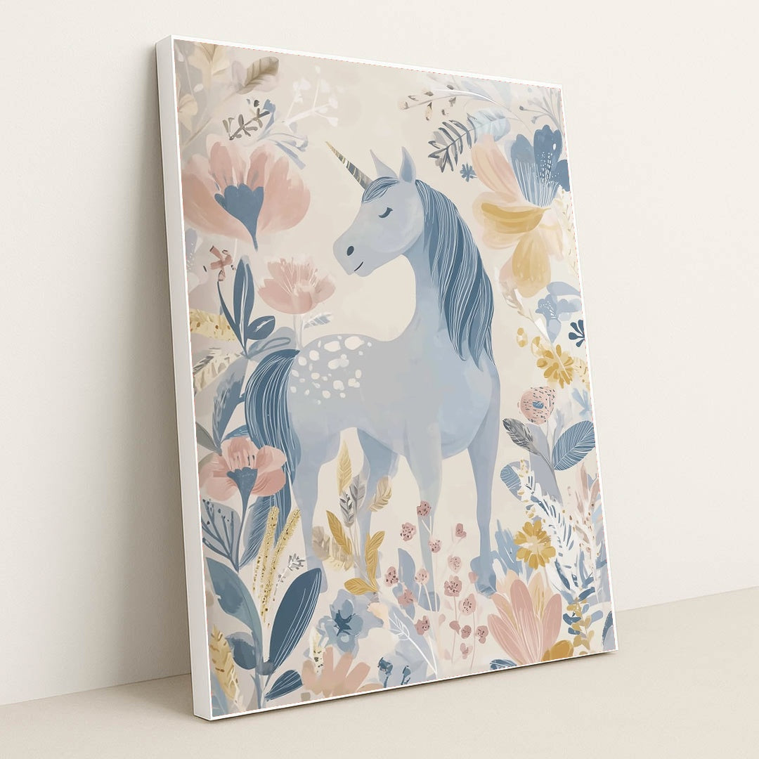 Indigo's Mane by Melissa King - White Frame Stretchiez