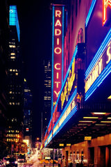 Inlighted Radio City signage by Luca Bravo