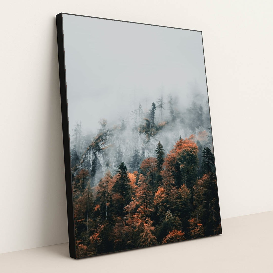 Into the Mist by Julien Riedel - Black Frame Stretchiez
