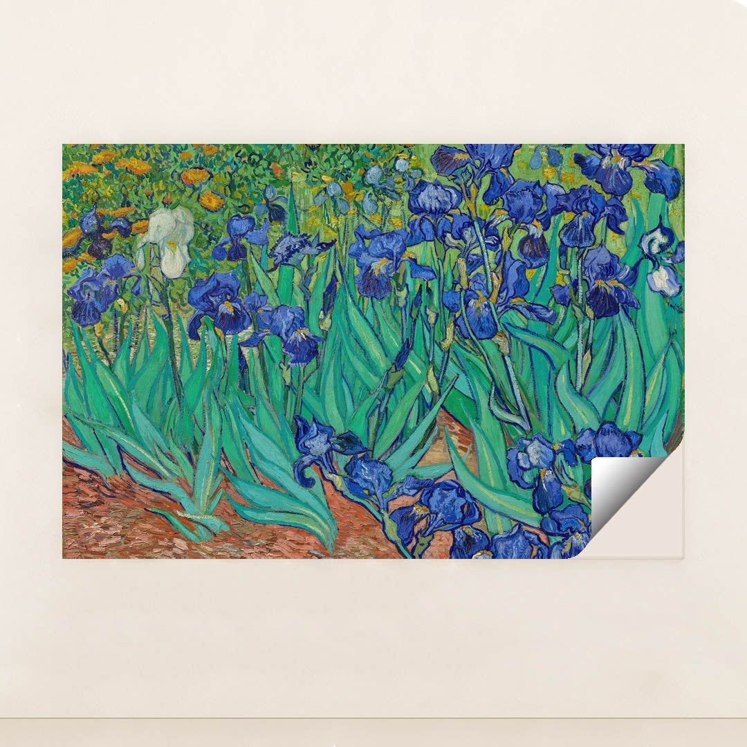 Irises (1889) by Vincent Van Gogh - Peeliez