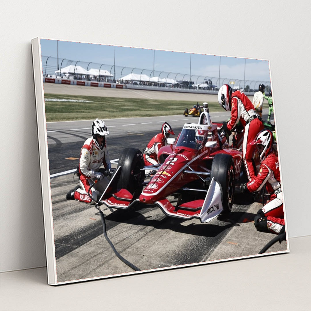 Josef Newgarden — Borchetta Bourbon Music City Grand Prix | Trackside Action by Chris Jones - White Frame Stretchiez
