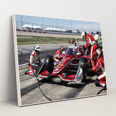 Josef Newgarden — Borchetta Bourbon Music City Grand Prix | Trackside Action by Chris Jones - White Frame Stretchiez