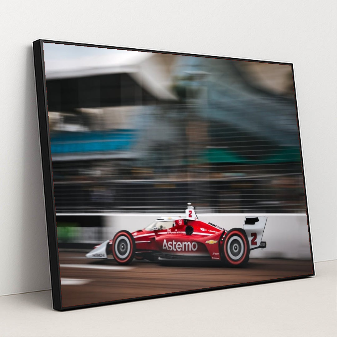 Josef Newgarden — Firestone Grand Prix of St  Petersburg | Racing Intensity by Chris Owens - Black Frame Stretchiez