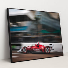 Josef Newgarden — Firestone Grand Prix of St  Petersburg | Racing Intensity by Chris Owens - Black Frame Stretchiez
