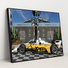 Josef Newgarden — Good Ranchers 250 | Full Speed by Chris Owens - Black Frame Stretchiez