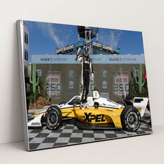 Josef Newgarden — Good Ranchers 250 | Full Speed by Chris Owens - Silver Frame Stretchiez