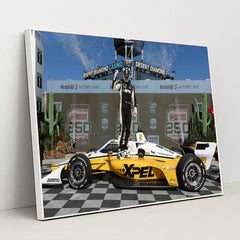 Josef Newgarden — Good Ranchers 250 | Full Speed by Chris Owens - White Frame Stretchiez