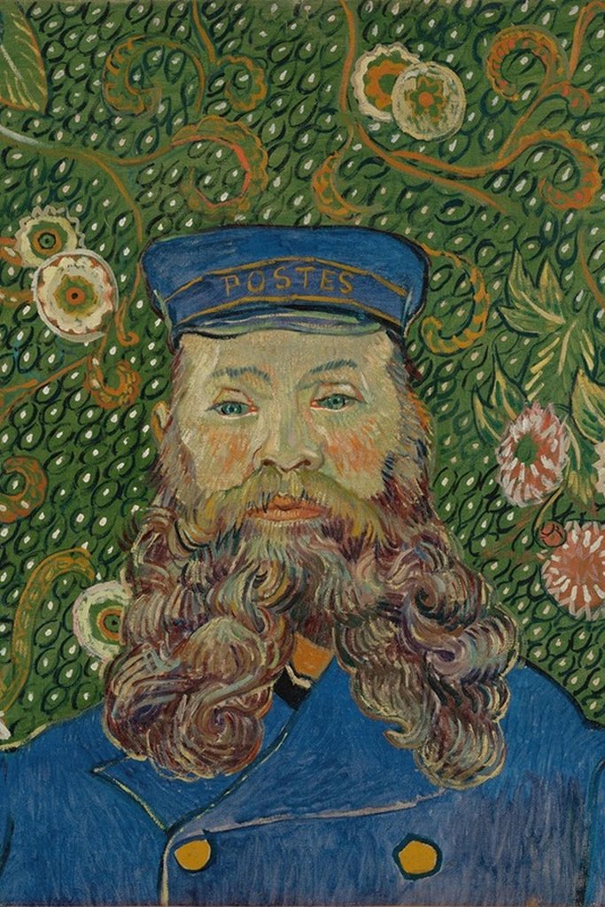 Portrait of Joseph Roulin (1889) by Vincent Van Gogh