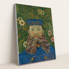 Portrait of Joseph Roulin (1889) by Vincent Van Gogh - Silver Frame Stretchiez