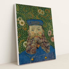 Portrait of Joseph Roulin (1889) by Vincent Van Gogh - White Frame Stretchiez
