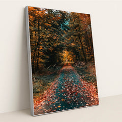 Journey Through Autumn by David von Diemar - Silver Frame Stretchiez