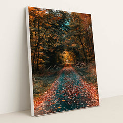 Journey Through Autumn by David von Diemar - White Frame Stretchiez