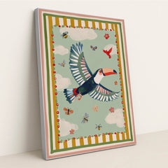 Jungle Flight by Anna Stone - Silver Frame Stretchiez
