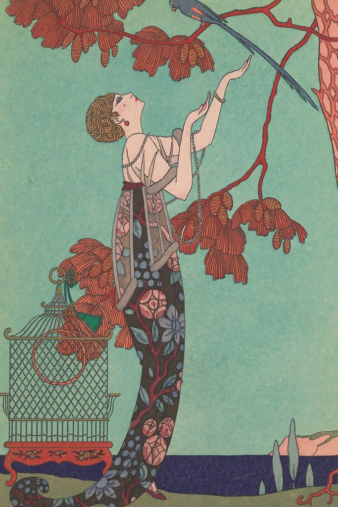 L’Oiseau Volage (1914) by George Barbier