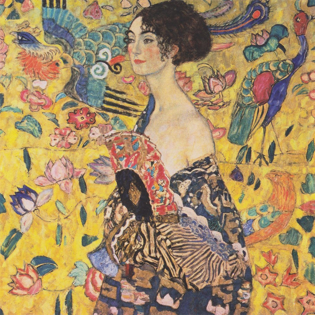 Gustav Klimt - Lady with a Fan