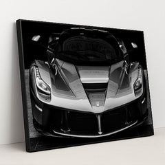 LaFerrari in Monochrome by Adrian Newell - Black Frame Stretchiez