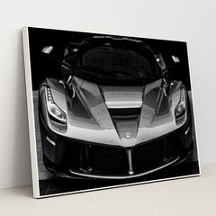 LaFerrari in Monochrome by Adrian Newell - White Frame Stretchiez
