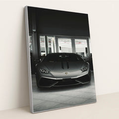 Lamborghini Stare Down by Reinhart Julian - Silver Frame Stretchiez
