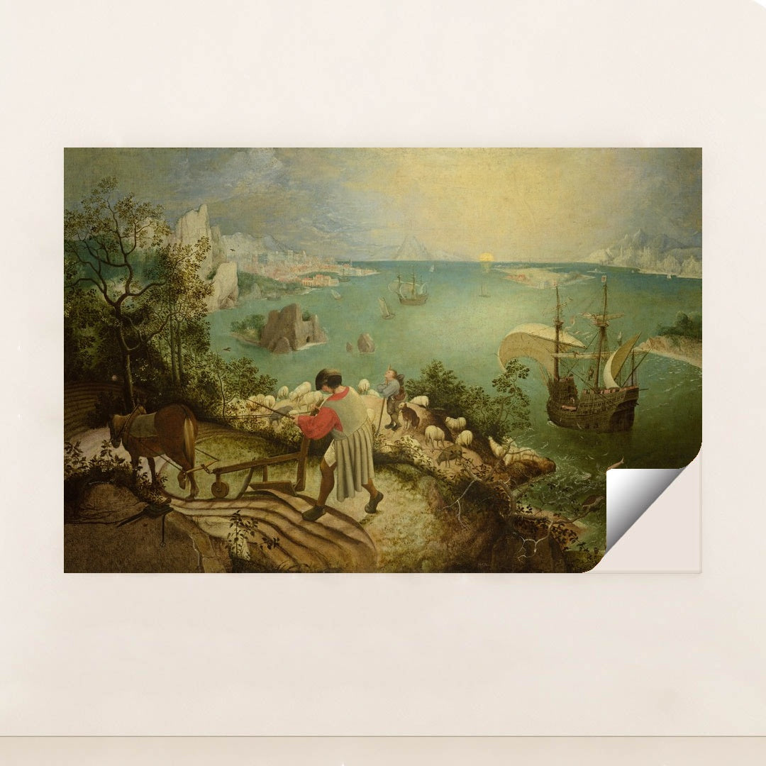 Landscape with the Fall of Icarus by Pieter Bruegel the Elder - Peeliez