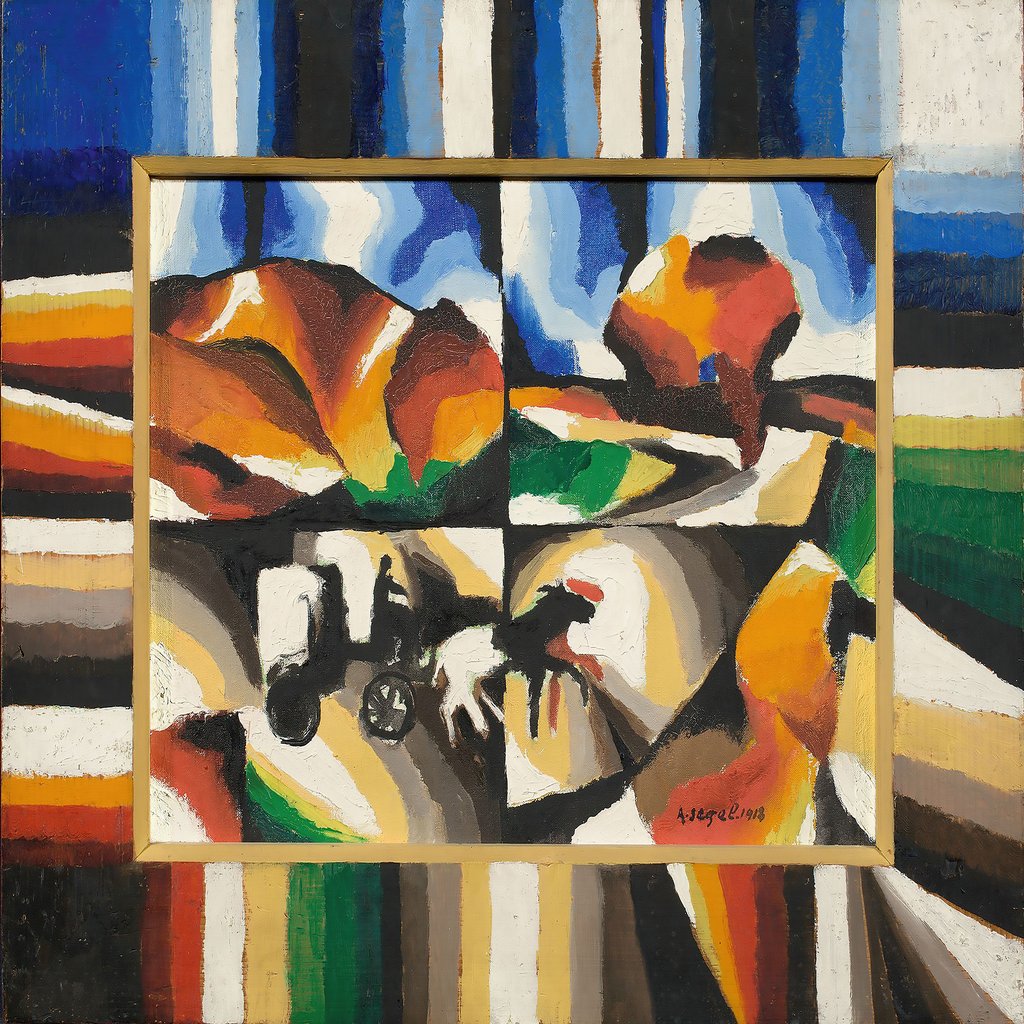 Arthur Segal - Ziehendes Pferd (1918)