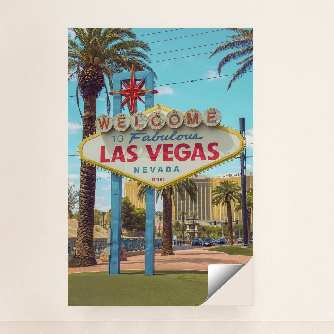 Welcome to Fabulous Las Vegas Sign by Dimitri Baret - Peeliez