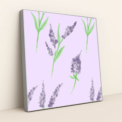 Lavender Drift by Hartono Creative Studio - Silver Frame Stretchiez