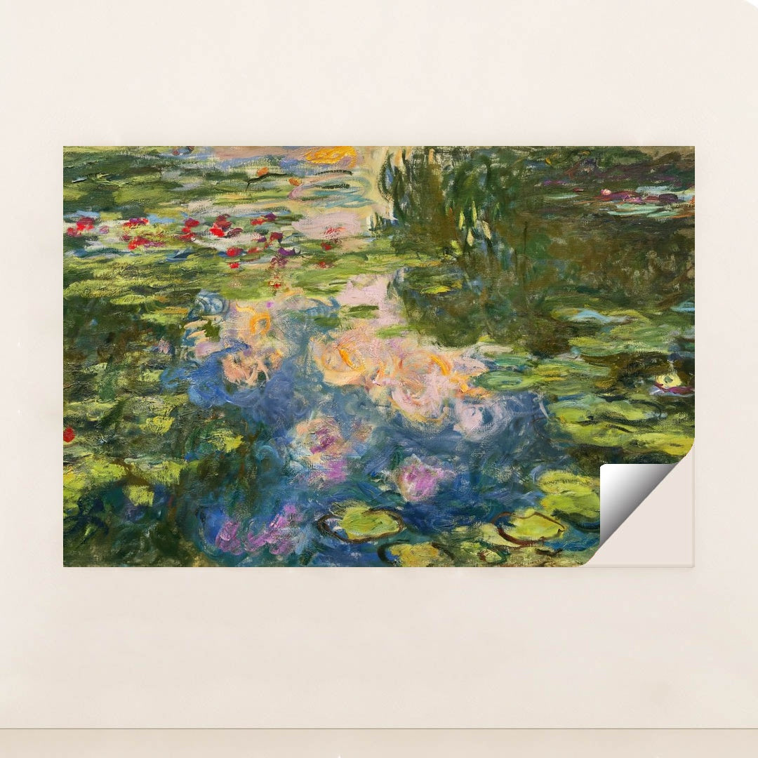 Le Bassin aux nymphéas (1917-19) by Claude Monet - Peeliez
