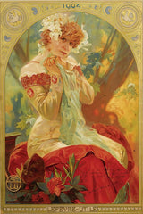 Lefevre-Utile Sarah Bernhardt (1903) by Alphonse Mucha